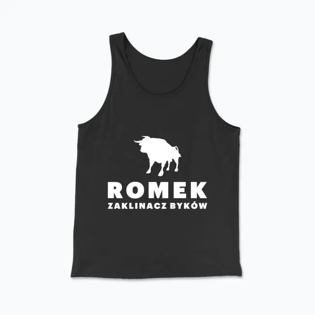 Koszulka bez rękawów - białe logo snapwear.pro