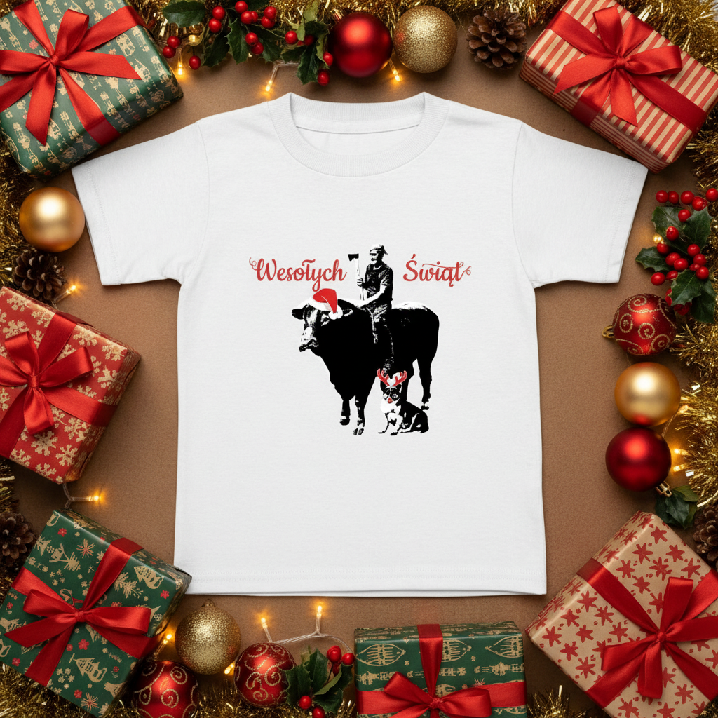 Świąteczna koszulka dla dzieci snapwear.pro